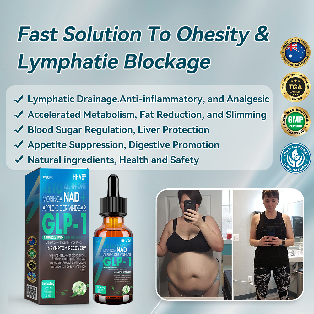 [Official Authorized Store]🎁 HHVB® GLP-1 Slimming & Health Ultra Concentrated Essence Liquid drops - NAD+ Moringa & ACV (✅speedy, long-lasting, addressing diabetes, obesity, and cardiovascular diseases) - ⚡See results in 7 days