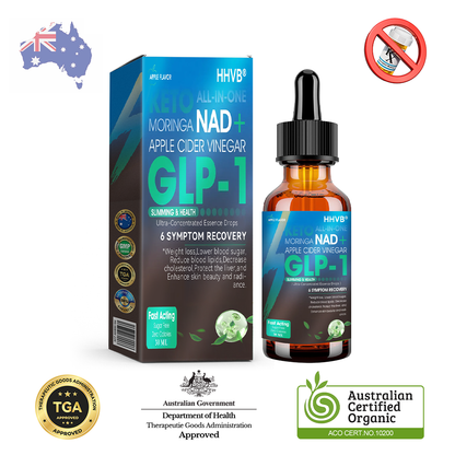 [Official Authorized Store]🎁 HHVB® GLP-1 Slimming & Health Ultra Concentrated Essence Liquid drops - NAD+ Moringa & ACV (✅speedy, long-lasting, addressing diabetes, obesity, and cardiovascular diseases) - ⚡See results in 7 days